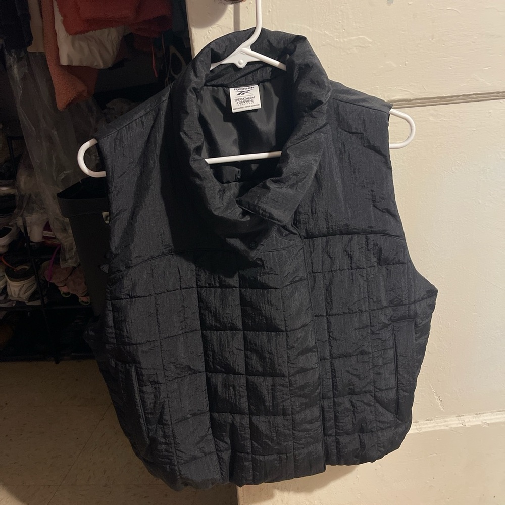 Reebok Black Quilted Vest
